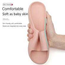 将图片加载到图库查看器，Summer Home Mens Slippers Simple Black White Shoes Non-Slip Bathroom Slides Flip Flops Indoor Women Slippers Soft Slides Slippers For Men Cloud Cushioned Slides Thick Non-Slip Pool Gym House Slipper
