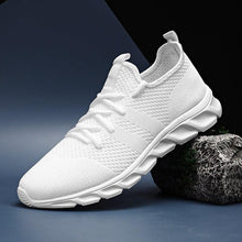 Load image into Gallery viewer, Summer Men's Casual Light Sneaker Outdoor Breathable Mesh Fashion Sports White Popular Style Running Casual Sneakers Couple Walk Sport Running Athletic Non Slip Fashion Sneakers
