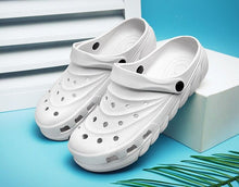 Load image into Gallery viewer, Summer Men Sandals Hole Shoes Rubber Clogs Unisex Garden Shoes Black Beach Flat Men Sandals Sports Casual Slippers Indoor Slip On Beach Classic Water Shoes
