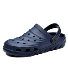 Load image into Gallery viewer, Summer Men Sandals Hole Shoes Rubber Clogs Unisex Garden Shoes Black Beach Flat Men Sandals Sports Casual Slippers Indoor Slip On Beach Classic Water Shoes
