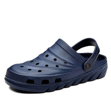 Load image into Gallery viewer, Summer Men Sandals Hole Shoes Rubber Clogs Unisex Garden Shoes Black Beach Flat Men Sandals Sports Casual Slippers Indoor Slip On Beach Classic Water Shoes
