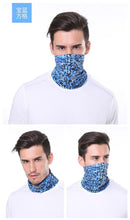Load image into Gallery viewer, Summer Men Women Camouflage Bandana Half Face Mask Neck Gaiter Cover Face Scarf  Cycling Hunting Fishing Balaclava Scarf Unisex Men Women Bandanas Polyester Breathable Windproof Anti UV Neck Cover Camping Hiking Climbing Face Mask
