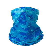 Load image into Gallery viewer, Summer Men Women Camouflage Bandana Half Face Mask Neck Gaiter Cover Face Scarf  Cycling Hunting Fishing Balaclava Scarf Unisex Men Women Bandanas Polyester Breathable Windproof Anti UV Neck Cover Camping Hiking Climbing Face Mask
