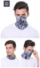 Load image into Gallery viewer, Summer Men Women Camouflage Bandana Half Face Mask Neck Gaiter Cover Face Scarf  Cycling Hunting Fishing Balaclava Scarf Unisex Men Women Bandanas Polyester Breathable Windproof Anti UV Neck Cover Camping Hiking Climbing Face Mask
