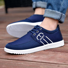 将图片加载到图库查看器，Summer Mens Casual Elegant Business Shoes Breathable Canvas Shoes Fashion Casual Shoes Fashion Sneakers Breathable Comfort Walking Shoes Modern Design
