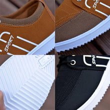 将图片加载到图库查看器，Summer Mens Casual Elegant Business Shoes Breathable Canvas Shoes Fashion Casual Shoes Fashion Sneakers Breathable Comfort Walking Shoes Modern Design
