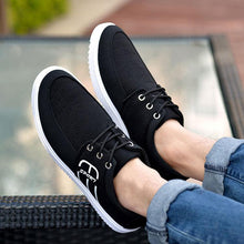 将图片加载到图库查看器，Summer Mens Casual Elegant Business Shoes Breathable Canvas Shoes Fashion Casual Shoes Fashion Sneakers Breathable Comfort Walking Shoes Modern Design
