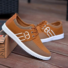 将图片加载到图库查看器，Summer Mens Casual Elegant Business Shoes Breathable Canvas Shoes Fashion Casual Shoes Fashion Sneakers Breathable Comfort Walking Shoes Modern Design
