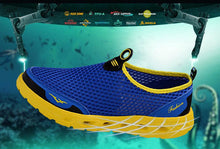 Load image into Gallery viewer, Summer Mens Couple Casual Shoes Fashion Lightweight Breathable Walking Sneakers Slip-on Mesh Flats Water Beach Shoes Quick Dry Barefoot For Swim Diving Surf
