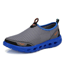 Load image into Gallery viewer, Summer Mens Couple Casual Shoes Fashion Lightweight Breathable Walking Sneakers Slip-on Mesh Flats Water Beach Shoes Quick Dry Barefoot For Swim Diving Surf
