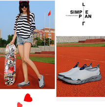Load image into Gallery viewer, Summer Mens Couple Casual Shoes Fashion Lightweight Breathable Walking Sneakers Slip-on Mesh Flats Water Beach Shoes Quick Dry Barefoot For Swim Diving Surf
