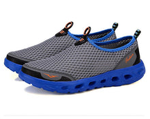 Load image into Gallery viewer, Summer Mens Couple Casual Shoes Fashion Lightweight Breathable Walking Sneakers Slip-on Mesh Flats Water Beach Shoes Quick Dry Barefoot For Swim Diving Surf

