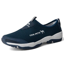 将图片加载到图库查看器，Summer Mesh Beach Men Shoes  Lightweight Breathable Walking Footwear New Slip-On Comfortable Outdoor Walking Footwear Non-Slip Running Climbing Shoes Sneakers Lightweight Breathable Walking Shoes
