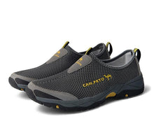 将图片加载到图库查看器，Summer Mesh Beach Men Shoes  Lightweight Breathable Walking Footwear New Slip-On Comfortable Outdoor Walking Footwear Non-Slip Running Climbing Shoes Sneakers Lightweight Breathable Walking Shoes
