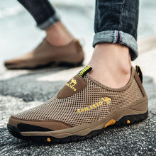 将图片加载到图库查看器，Summer Mesh Beach Men Shoes  Lightweight Breathable Walking Footwear New Slip-On Comfortable Outdoor Walking Footwear Non-Slip Running Climbing Shoes Sneakers Lightweight Breathable Walking Shoes
