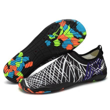 将图片加载到图库查看器，Summer Outdoor Mens Sports Water Shoes Non-Slip Beach Shoes Barefoot Upstream Shoes Quick-Dry Aqua Sock Barefoot For Beach Swim River Pool Lake Hiking Kayaking Surfing

