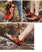 将图片加载到图库查看器，Summer Outdoor Mens Sports Water Shoes Non-Slip Beach Shoes Barefoot Upstream Shoes Quick-Dry Aqua Sock Barefoot For Beach Swim River Pool Lake Hiking Kayaking Surfing
