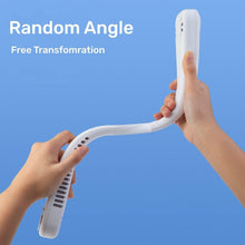 Load image into Gallery viewer, Summer Portable Hanging Neck Fan Fast Cooling USB Rechargeable Wearable Bladeless Fan Outdoor Sports Home Office Cooler Portable Hands-Free Mini USB Fan-Personal Mini Fan Powered By Rechargeable Battery Fan
