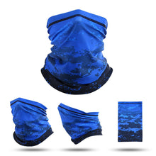 将图片加载到图库查看器，Summer Printed Bandana Hiking Neck Gaiter Hunting Half Face Cover Cycling Running Tube Scarf Fishing Sports Cool Mask Men Women Outdoor Sports Face Mask Dustproof Winter Hiking Scarves Half Mask Balaclava Ski Mask with Ear Loop
