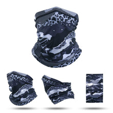 将图片加载到图库查看器，Summer Printed Bandana Hiking Neck Gaiter Hunting Half Face Cover Cycling Running Tube Scarf Fishing Sports Cool Mask Men Women Outdoor Sports Face Mask Dustproof Winter Hiking Scarves Half Mask Balaclava Ski Mask with Ear Loop
