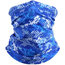 将图片加载到图库查看器，Summer Printed Bandana Hiking Neck Gaiter Hunting Half Face Cover Cycling Running Tube Scarf Fishing Sports Cool Mask Men Women Outdoor Sports Face Mask Dustproof Winter Hiking Scarves Half Mask Balaclava Ski Mask with Ear Loop
