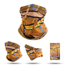 将图片加载到图库查看器，Summer Printed Bandana Hiking Neck Gaiter Hunting Half Face Cover Cycling Running Tube Scarf Fishing Sports Cool Mask Men Women Outdoor Sports Face Mask Dustproof Winter Hiking Scarves Half Mask Balaclava Ski Mask with Ear Loop
