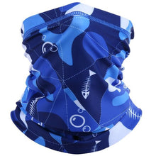 将图片加载到图库查看器，Summer Printed Bandana Hiking Neck Gaiter Hunting Half Face Cover Cycling Running Tube Scarf Fishing Sports Cool Mask Men Women Outdoor Sports Face Mask Dustproof Winter Hiking Scarves Half Mask Balaclava Ski Mask with Ear Loop
