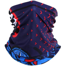 将图片加载到图库查看器，Summer Printed Bandana Hiking Neck Gaiter Hunting Half Face Cover Cycling Running Tube Scarf Fishing Sports Cool Mask Men Women Outdoor Sports Face Mask Dustproof Winter Hiking Scarves Half Mask Balaclava Ski Mask with Ear Loop
