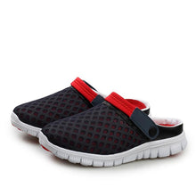 Load image into Gallery viewer, Summer Shoes Men Sandals Colorful Couples Beach Slippers Clogs Mens Breathable Summer Beach Slippers Lightweight Mesh Sandals Outdoor Walking Shoes
