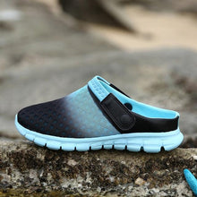 Load image into Gallery viewer, Summer Shoes Men Sandals Colorful Couples Beach Slippers Clogs Mens Breathable Summer Beach Slippers Lightweight Mesh Sandals Outdoor Walking Shoes
