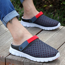 Load image into Gallery viewer, Summer Shoes Men Sandals Colorful Couples Beach Slippers Clogs Mens Breathable Summer Beach Slippers Lightweight Mesh Sandals Outdoor Walking Shoes
