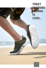 将图片加载到图库查看器，Summer Sport Mens Casual Workout Shoes Air Mesh Sneakers Fashion Foam Footwear Black Beach Water Fisherman Breathable Men Jogging Tennis Sport Sneakers
