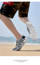 将图片加载到图库查看器，Summer Sport Mens Casual Workout Shoes Air Mesh Sneakers Fashion Foam Footwear Black Beach Water Fisherman Breathable Men Jogging Tennis Sport Sneakers
