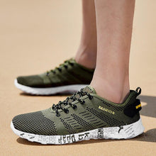 将图片加载到图库查看器，Summer Sport Mens Casual Workout Shoes Air Mesh Sneakers Fashion Foam Footwear Black Beach Water Fisherman Breathable Men Jogging Tennis Sport Sneakers
