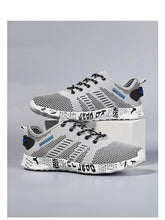 将图片加载到图库查看器，Summer Sport Mens Casual Workout Shoes Air Mesh Sneakers Fashion Foam Footwear Black Beach Water Fisherman Breathable Men Jogging Tennis Sport Sneakers
