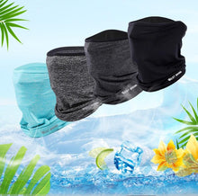 Load image into Gallery viewer, Summer Sports Scarf Ice Silk Bike Headwear Anti-UV Breathable Running Bandana Protection Cycling Equipment Washable Cloth Bandanas Women Men Neck Gaiter Cover Turban Multipurpose Balaclava Elastic UV Face Shields for Women
