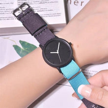 Load image into Gallery viewer, Summer Style Canvas Women Quartz Watch New Fashion Casual Wristwatches Woman Outdoor Unisex Watches Casual Sports Wrist Watch With Nylon Strap Elegant Design

