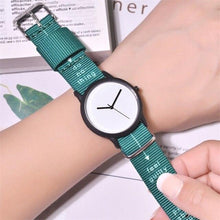 Load image into Gallery viewer, Summer Style Canvas Women Quartz Watch New Fashion Casual Wristwatches Woman Outdoor Unisex Watches Casual Sports Wrist Watch With Nylon Strap Elegant Design
