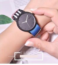 Load image into Gallery viewer, Summer Style Canvas Women Quartz Watch New Fashion Casual Wristwatches Woman Outdoor Unisex Watches Casual Sports Wrist Watch With Nylon Strap Elegant Design
