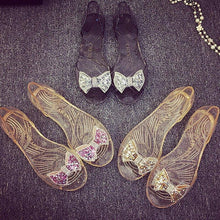 将图片加载到图库查看器，Summer Style Women Sandals Fashion Shoes Woman Casual Lightweight Toe Sandal Crystal Flat Shoes Round Toe Dress Open Toe Sandals Flip Flops Slip On Fashion Dress Shoes
