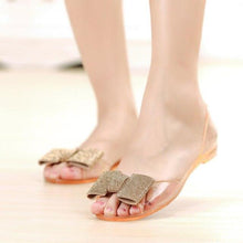 将图片加载到图库查看器，Summer Style Women Sandals Fashion Shoes Woman Casual Lightweight Toe Sandal Crystal Flat Shoes Round Toe Dress Open Toe Sandals Flip Flops Slip On Fashion Dress Shoes
