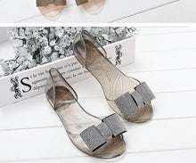将图片加载到图库查看器，Summer Style Women Sandals Fashion Shoes Woman Casual Lightweight Toe Sandal Crystal Flat Shoes Round Toe Dress Open Toe Sandals Flip Flops Slip On Fashion Dress Shoes
