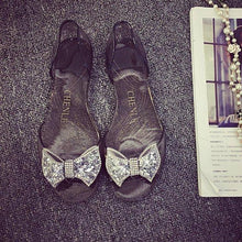 将图片加载到图库查看器，Summer Style Women Sandals Fashion Shoes Woman Casual Lightweight Toe Sandal Crystal Flat Shoes Round Toe Dress Open Toe Sandals Flip Flops Slip On Fashion Dress Shoes
