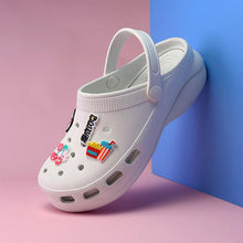 将图片加载到图库查看器，Summer Women Clogs Platform Garden Sandals Fruit Slippers Beach Shoes Increase Outdoor Unisex Garden Clogs Shoes Comfortable Slip-on Summer Beach Sandals
