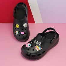 将图片加载到图库查看器，Summer Women Clogs Platform Garden Sandals Fruit Slippers Beach Shoes Increase Outdoor Unisex Garden Clogs Shoes Comfortable Slip-on Summer Beach Sandals

