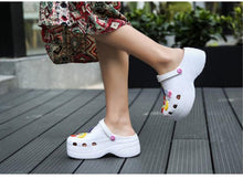 Load image into Gallery viewer, Summer Women Clogs Platform Garden Sandals Fruit Slippers Slip On Beach Shoes Fashion Slides Platform Clogs Beach Sandals Slippers For Women

