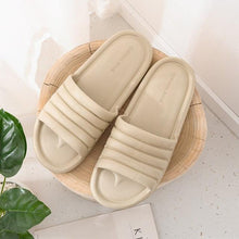 将图片加载到图库查看器，Summer Women Indoor Slippers Floor Flat Shoes Indoor Eva Flip Flops Non-Slip Bathroom Home Slippers Quick Drying Sandals EVA Anti-slip Open Toe Soft Slippers Shoes Pool Slippers

