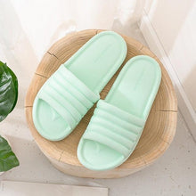 将图片加载到图库查看器，Summer Women Indoor Slippers Floor Flat Shoes Indoor Eva Flip Flops Non-Slip Bathroom Home Slippers Quick Drying Sandals EVA Anti-slip Open Toe Soft Slippers Shoes Pool Slippers
