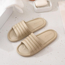 将图片加载到图库查看器，Summer Women Indoor Slippers Floor Flat Shoes Indoor Eva Flip Flops Non-Slip Bathroom Home Slippers Quick Drying Sandals EVA Anti-slip Open Toe Soft Slippers Shoes Pool Slippers

