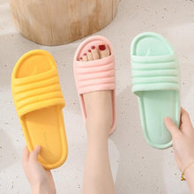 将图片加载到图库查看器，Summer Women Indoor Slippers Floor Flat Shoes Indoor Eva Flip Flops Non-Slip Bathroom Home Slippers Quick Drying Sandals EVA Anti-slip Open Toe Soft Slippers Shoes Pool Slippers
